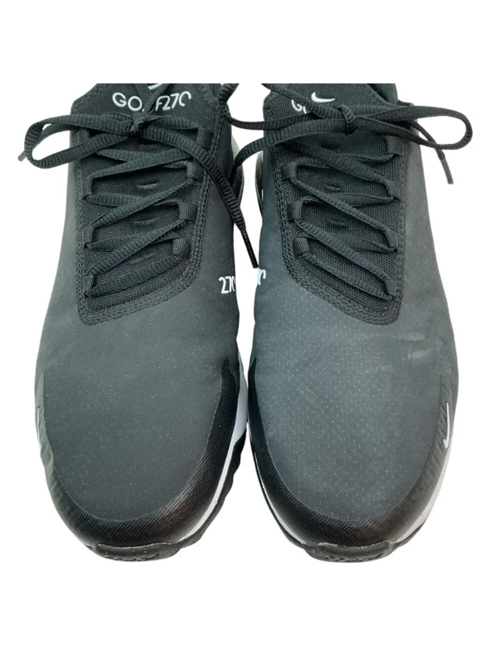 Nike Air Max 270 Golf Shoes Black White Golf Shoes Mens 10.5